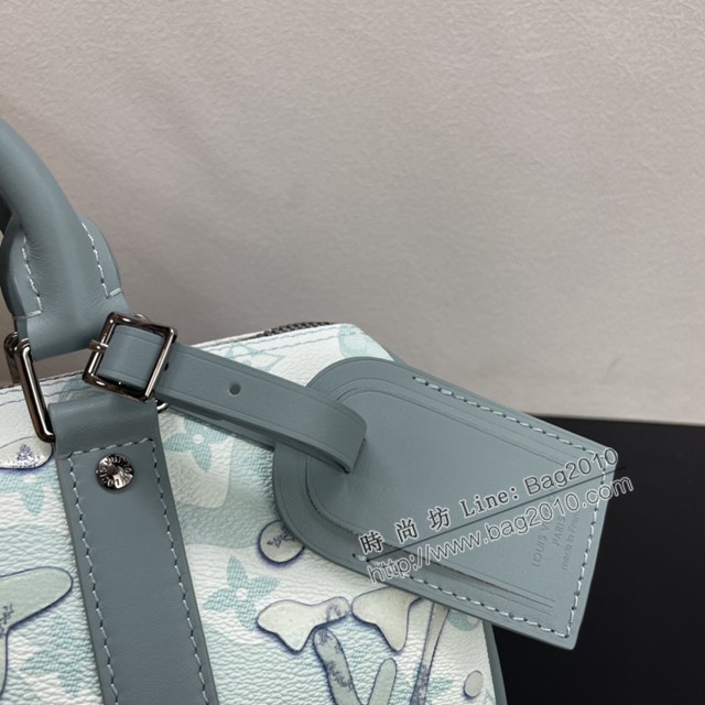 Lv路易威登2023專櫃新款Keepall Bandoulière25手袋 LV男士手提單肩斜挎包 M22527 ydh5137